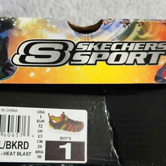 Brand New In Box Skechers Boys Youth Size 1 Sandals - Picture 2 of 10